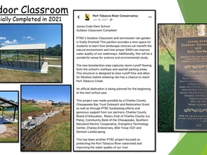 Completed Outdoor Classroom 2021